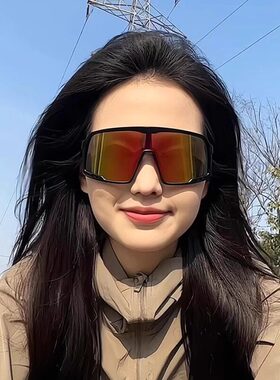 日本进口骑行眼镜墨镜可套近视镜登山护目镜防风滑雪镜户外太阳镜