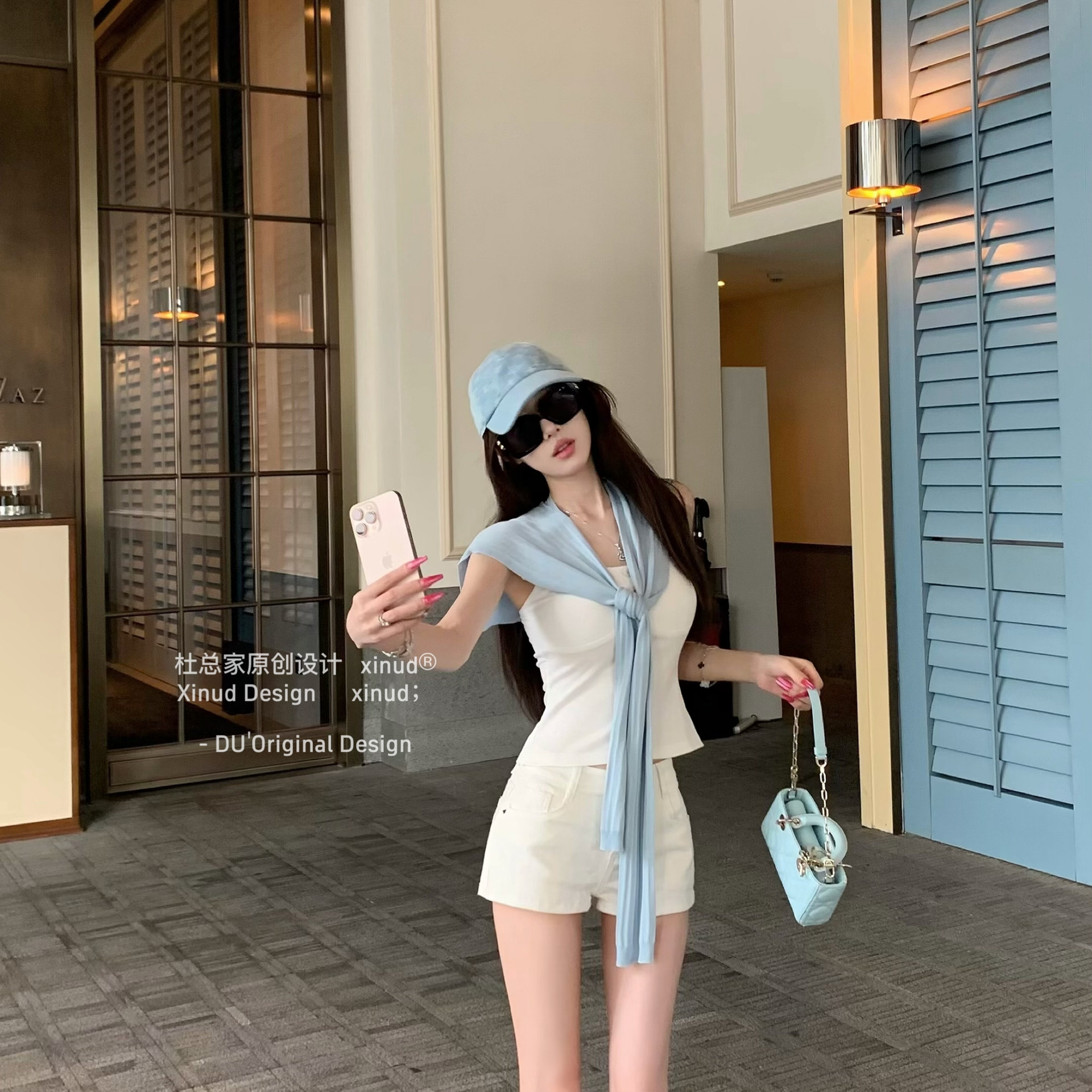 杜总家 有品五一*原创自留推荐老钱风简约空调护颈吊带披肩套装夏,淘宝优惠券,粉丝福利购,淘宝优惠卷