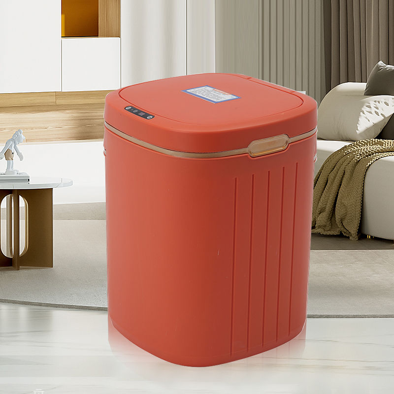 智能垃圾桶家用感应式厨房电动大容量自动厕所卫生间客厅轻奢带盖