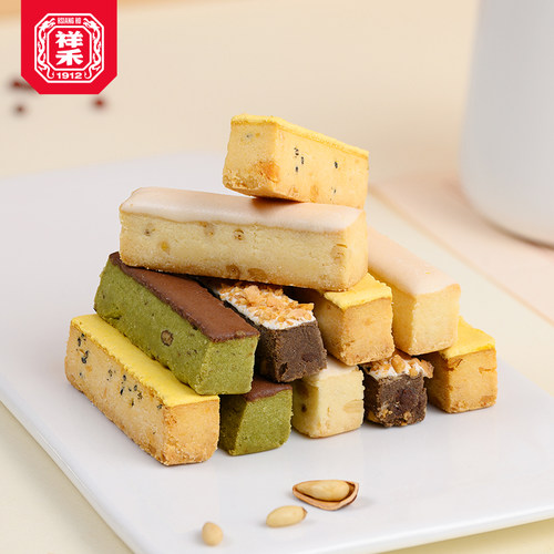 祥禾饽饽铺松仁奶酥天津特产中式糕点心网红休闲零食茶点曲奇饼干 - 图1