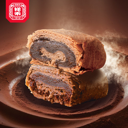 祥禾饽饽铺枣泥卷酥方糕点心酥皮中式天津传统特产休闲零食下午茶 - 图2