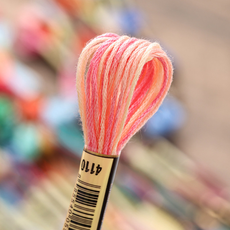 8米6股78色段染绣花线手工diy手绳辅料十字刺绣线渐变双色刺绣线,淘宝优惠券,粉丝福利购,淘宝优惠卷