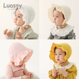Luassy Baby Hat Spring и осень Thin Pure Cotton Girls and Girls 'Baby Pigturine Hats