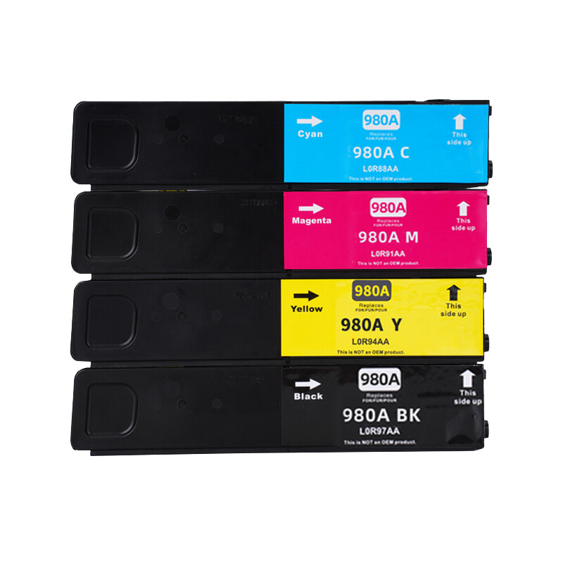 HP 980XL ink cartridge is suitable for HP X555dn X555xh X585Z X585f X585dn black color ink cartridge