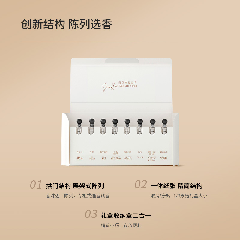 巴莉奥女士小样礼盒8支装便携香水 巴莉奥香水