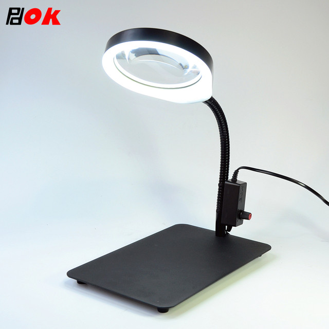 HD pdok soldering desktop magnifying glass