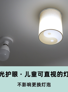阴阳鱼太极图E27灯座专用灯罩