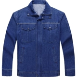 Джинсовый хлопковый износостойкий комбинезон, увеличенная толщина, защита от ожогов