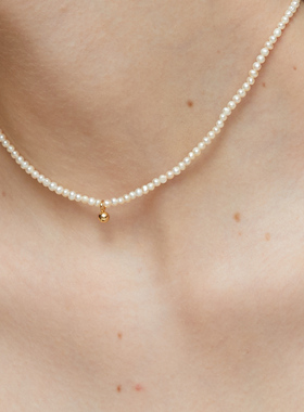 原创简约女天然珍珠项链