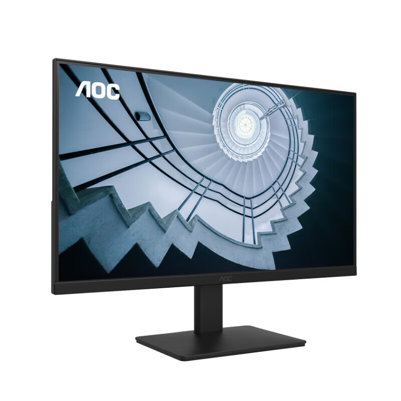 AOC显示器23.8英寸1080P家用办公液晶电脑屏幕100HZ IPS 24B20JH2 - 图0