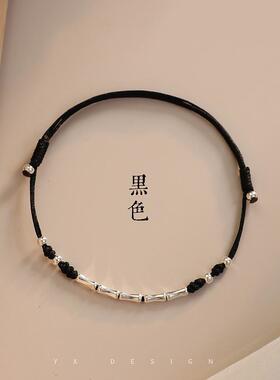 杭州灵隐官方上岸竹节红绳手链