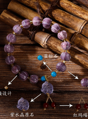 【灵隐正品】琉璃莲花手串手链