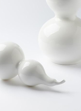 唐山骨瓷福禄吉祥葫芦家居摆件