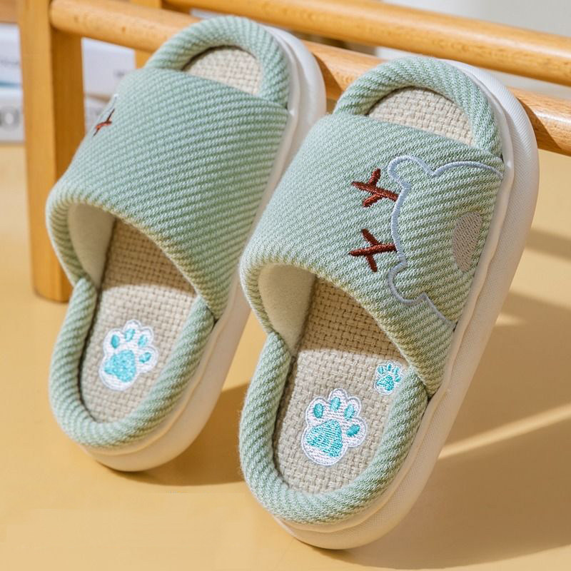 儿童亚麻拖鞋女童男童防滑春秋新款室内家居宝宝凉拖大童棉麻布拖,淘宝优惠券,粉丝福利购,淘宝优惠卷