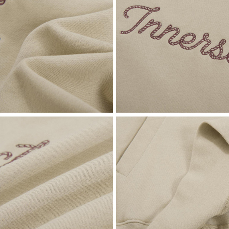 INNERSECT西部牛仔重磅连帽加绒卫衣潮美式街头同款休闲上衣男女 - 图2