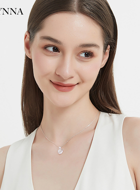 格林娜s925白天鹅纯银项链