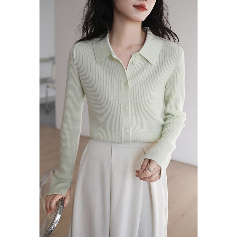  青春缇毛针织衫