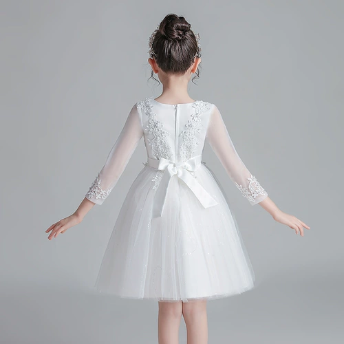 Наряд маленькой принцессы, платье, детская одежда, 2024 года, в корейском стиле, из фатина