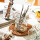 Sheli Design Fruit Fork Storage Can Glass Bottle