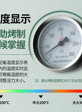 粤华商用烤鸭炉炭烤燃气两用