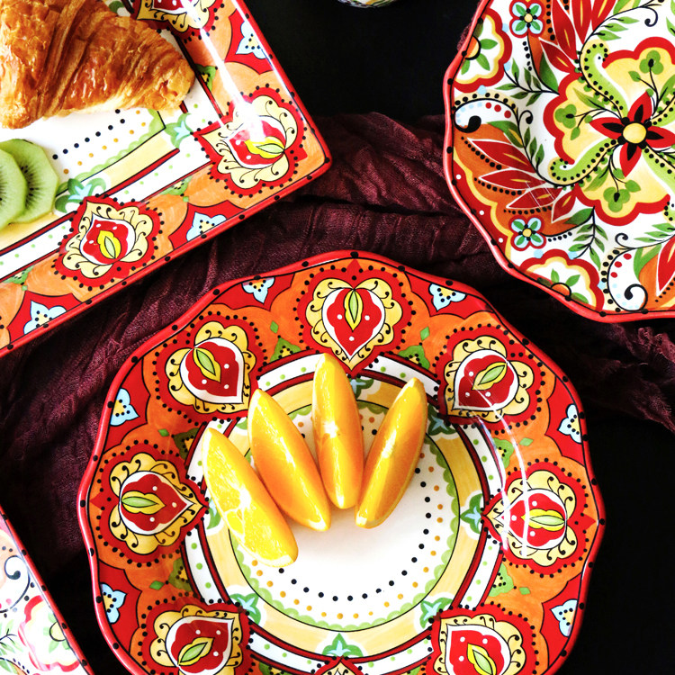 盘子碗套装家用陶瓷创意餐具吃饭的碗牛排盘网红早餐盘好看的盘子,淘宝优惠券,粉丝福利购,淘宝优惠卷