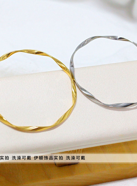 其他复古通用钛钢莫比乌斯手镯