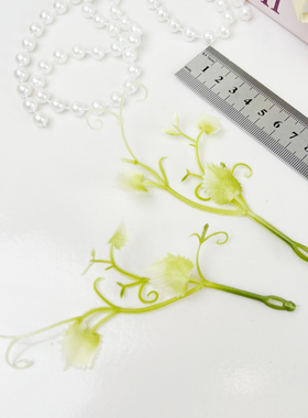 仿真绿色叶子 水草玫瑰叶婚庆花墙装饰胸花手腕花diy手工配件辅料