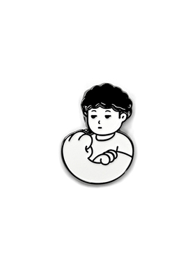 FINERWORLD合金男女可爱趣味胸针
