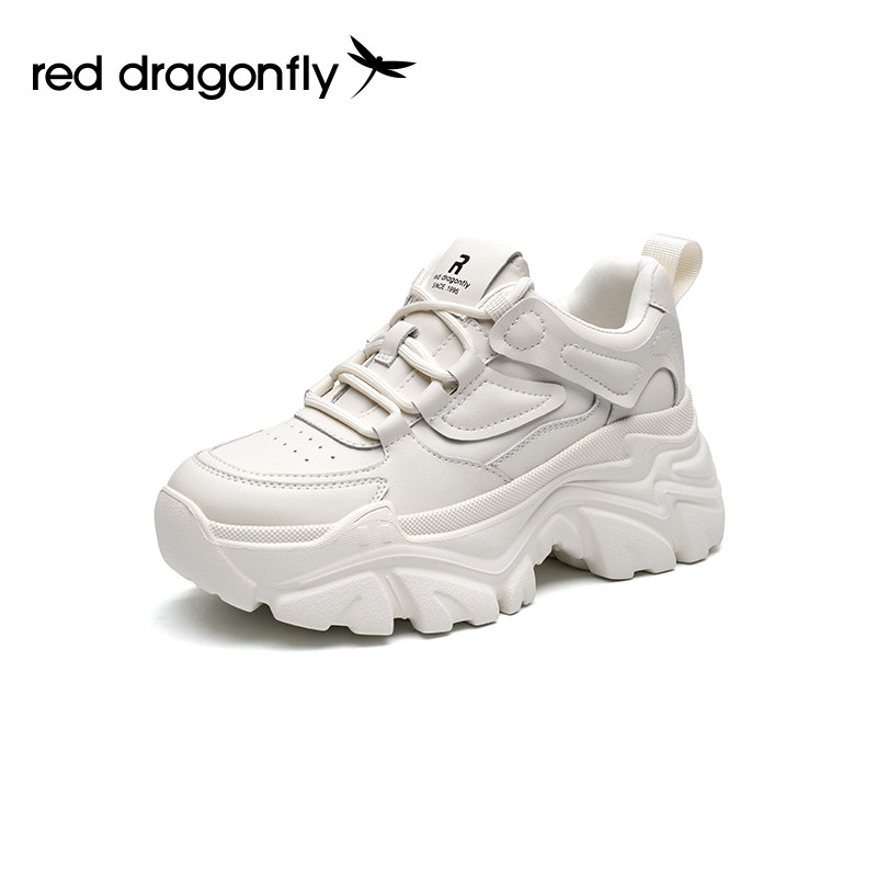 红蜻蜓厚底老爹鞋女款日常百搭秋冬休闲鞋轻便舒适增高运动女鞋,淘宝优惠券,粉丝福利购,淘宝优惠卷