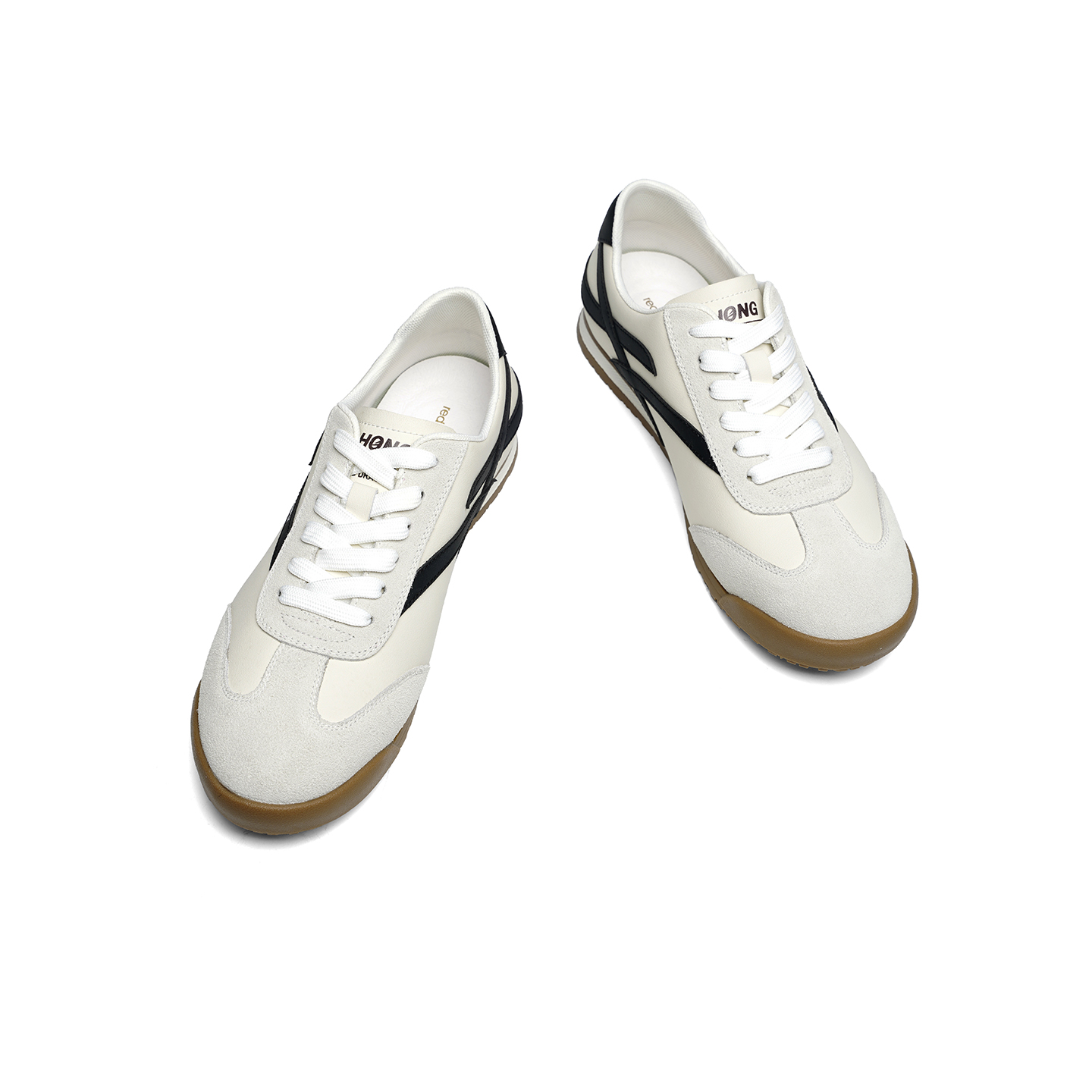 红蜻蜓德训鞋2025秋季新款男鞋子赛车鞋运动休闲阿甘鞋男板鞋潮鞋 - 图1