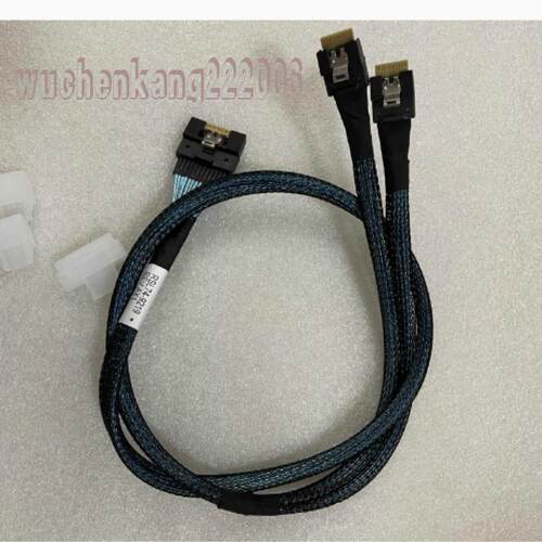 全新内置1分2 SlimSAS  SFF-8654 8i转4i 服务器背板RAID卡数据线 - 图1