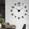 家用时钟挂钟客厅钟表贴墙创意静音现代简约家用免打孔机芯艺术