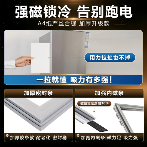 适用索伊冰箱密封条BCD179G 179L3 199S 199SL3 202SL3 205S胶条 - 图1