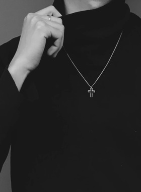 Heymen黑门英伦风加厚十字架项链