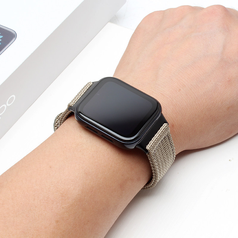 帆布防水oppo watch智能手表表带 尊者手表配件