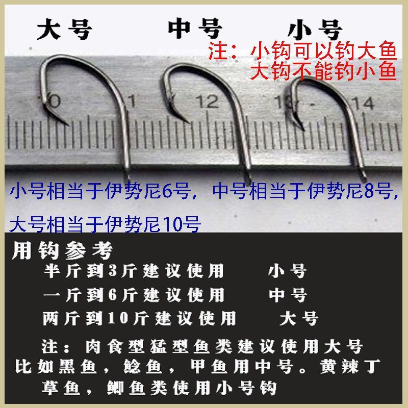 延绳钓排钩钓鱼海钓钓组串钩排钩钓组鲢鳙神器钩黄辣丁钓甲鱼钩勾-图2