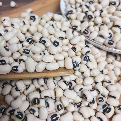白眉豆白豇豆农家自产眉豆煲汤饭豆种子白豆五谷杂粮米豆1000g - 图1