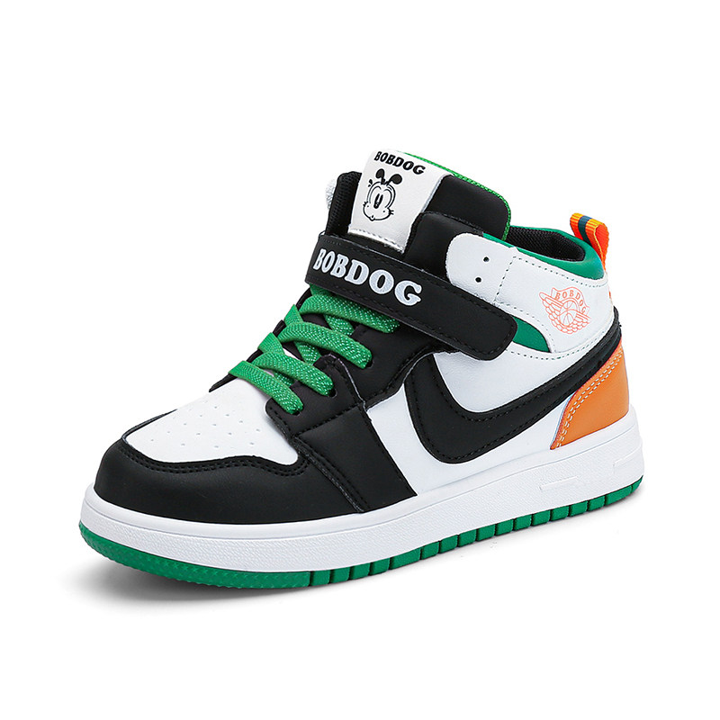 巴布豆男童加绒板鞋2025秋冬款儿童皮面加绒保暖二棉鞋女孩运动鞋,淘宝优惠券,粉丝福利购,淘宝优惠卷