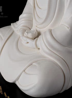 供奉西方三圣会所橱柜佛像工艺品