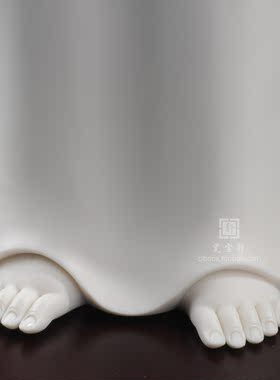 观音菩萨佛像禅意风摆件德化陶瓷