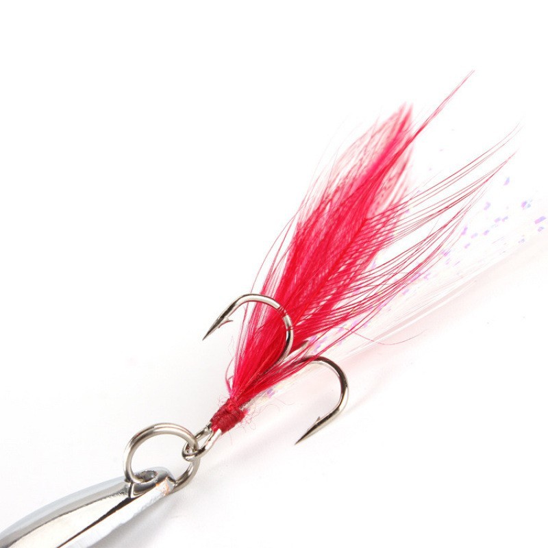 柳叶勺型路亚饵亮片7克-30克淡水海钓翘嘴鲈鱼黑鱼假饵钓鱼诱饵 - 图2