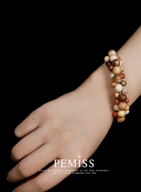 木质木头檀木手镯项链