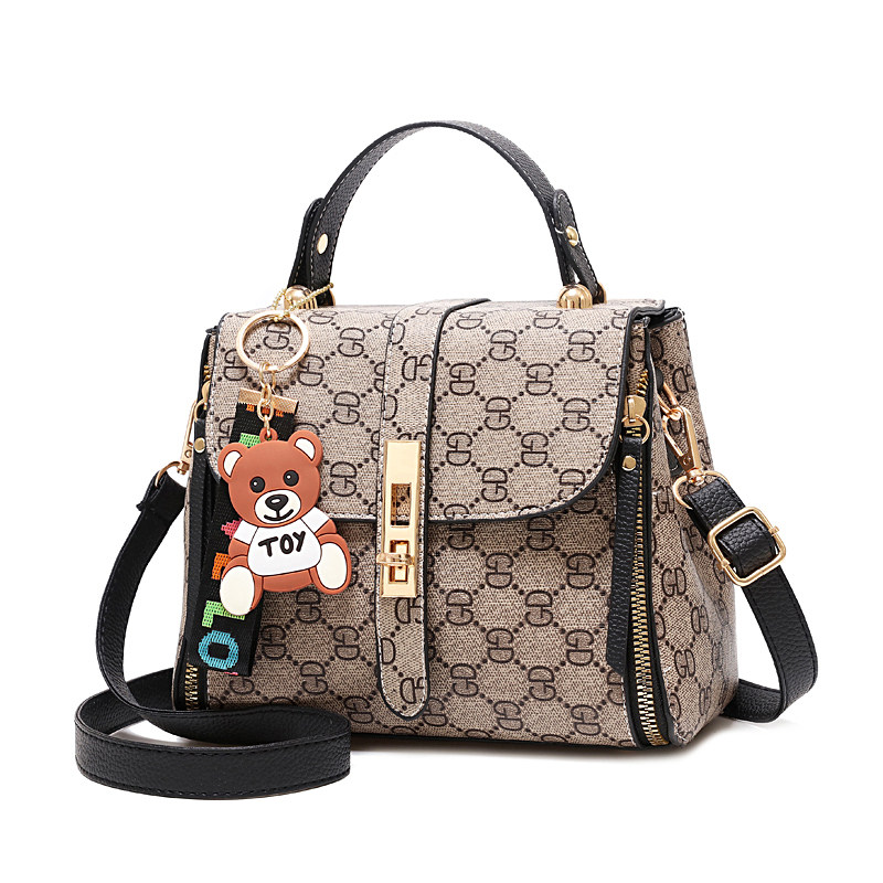 梵雨女2020新款潮百搭个性印花包包 梵雨箱包女士包袋