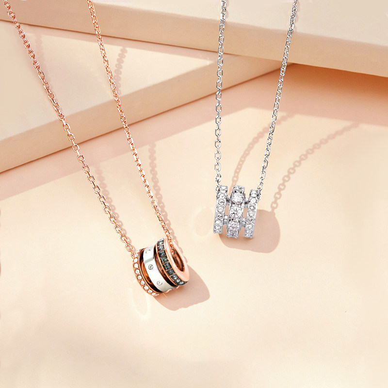 施华洛世奇官网三环转运宝格丽项链 欧派亿奢汇海外项链