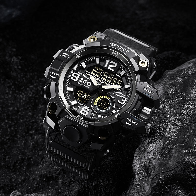 男学生多功能防水科技机械男电子表 曼雅蒂手表国产腕表