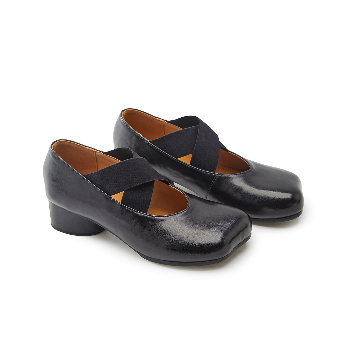 【王小毒】芭蕾舞步○4cm厚底芭蕾鞋女粗跟交叉带苹果头玛丽珍鞋,淘宝优惠券,粉丝福利购,淘宝优惠卷