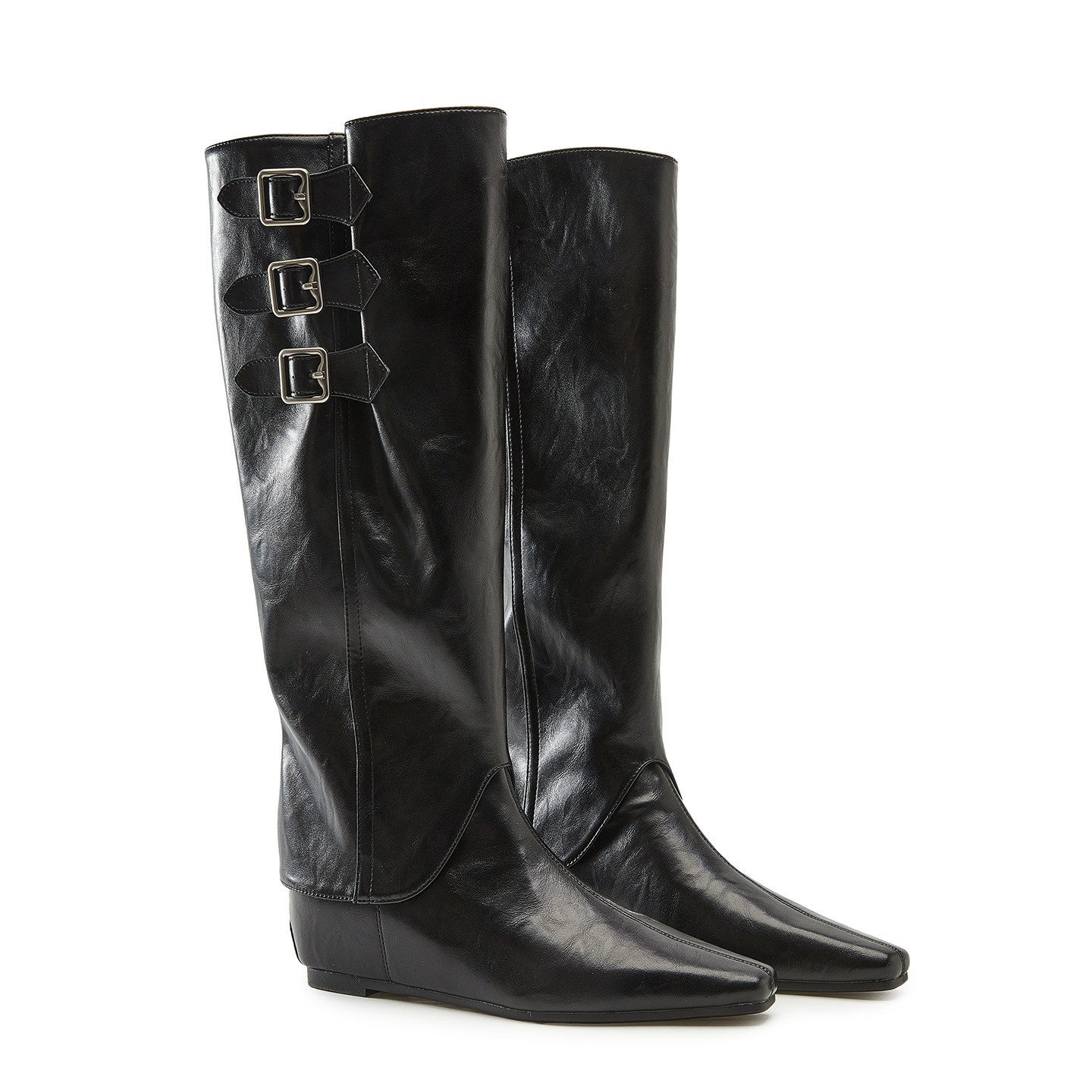 【王小毒】凡尔赛玫瑰●5cm内增高骑士靴女可拆卸两穿裤管长筒靴,淘宝优惠券,粉丝福利购,淘宝优惠卷