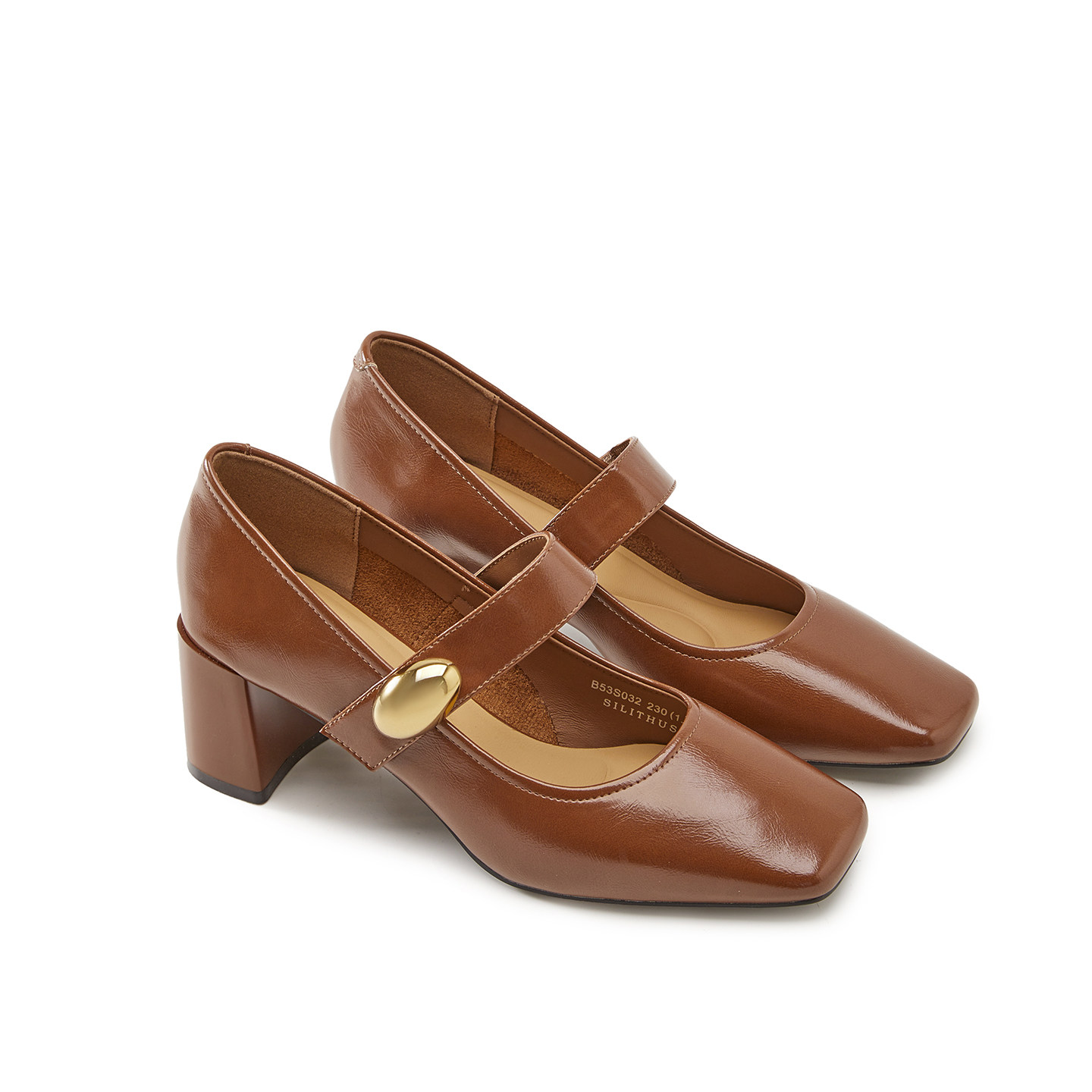 原创【王小毒】优雅小金豆●6cm玛丽珍女鞋粗跟复古方头浅口单鞋,淘宝优惠券,粉丝福利购,淘宝优惠卷