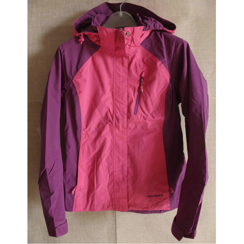 女款春秋冬两层高端冲锋衣全压胶防水透气单层外套夹克户外旅行 - 图2