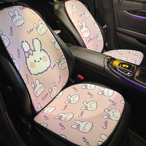 Car cushion single piece summer ice silk cool cushion summer lovely cartoon goddess net red four seasons car cushion back row